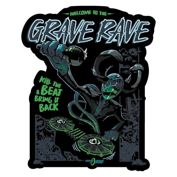 Keepin' It 100 — Grave Rave — Sticker