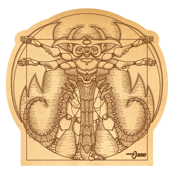 Keepin' It 100 — Praetorian Man — Sticker