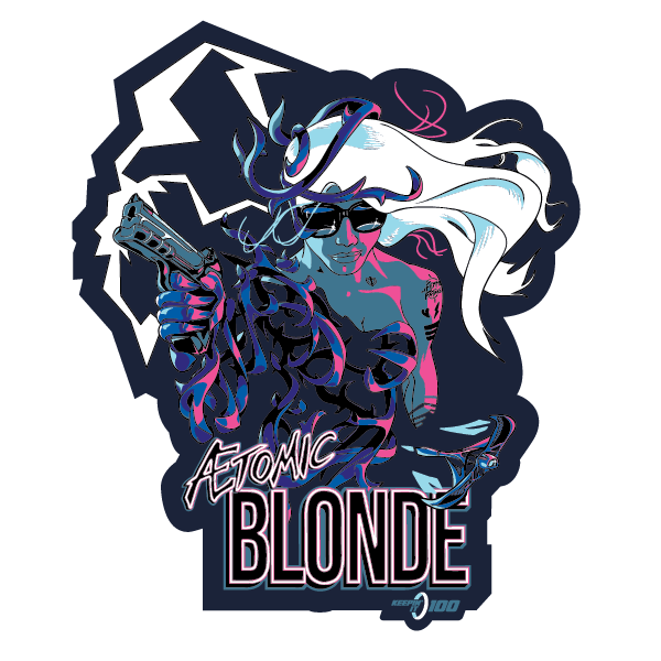 Keepin' It 100 — Ætomic Blonde — Sticker